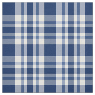 Navy Blue Buffalo Pset Check Stof