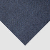 Navy Blue Burlap Texture Tissuepapier (Detail)