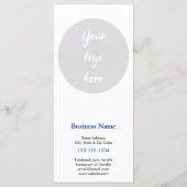 Navy Blue Business Menu met prijslijst (Achterkant)