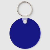 Navy Blue Button Sleutelhanger (Voorkant)