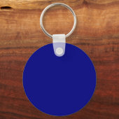 Navy Blue Button Sleutelhanger (Voorkant)