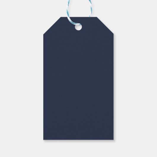 Navy Blue Cadeaulabel (Achterkant)
