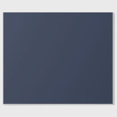 Navy Blue Cadeaupapier (Vlak)