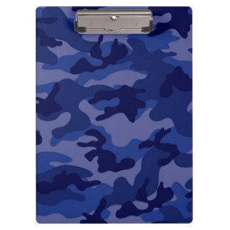 Navy Blue Camo, Camouflage Klembord