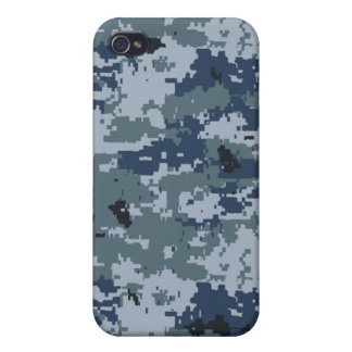 Navy Blue Camouflage iPhone 4 Speck Hoesje