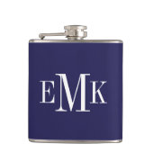 Navy Blue Classic Monogram Heupfles (Voorkant)