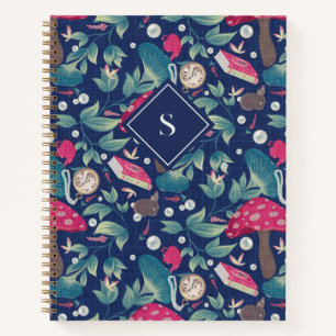 Navy Blue Cottagecore Notitieboek