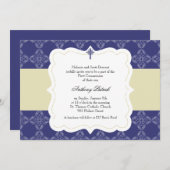 Navy Blue Cross Commune Kaart (Voorkant / Achterkant)