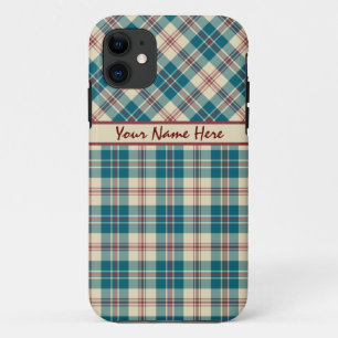 Navy Blue, Deep Red, Beige Plays iPhone 5/5s Hoesj 11 Hoesje
