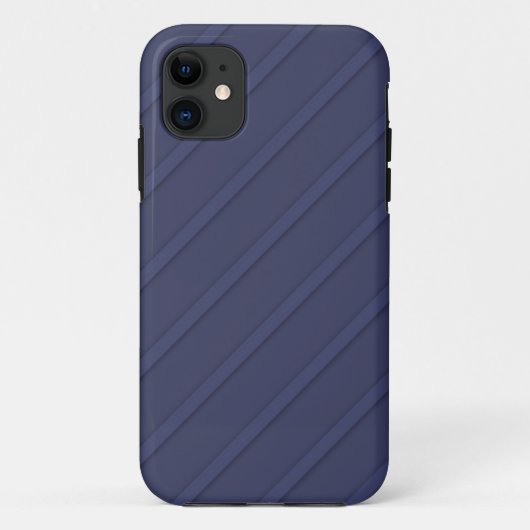 Navy Blue Diagonal Case-Mate iPhone Case (Achterkant)