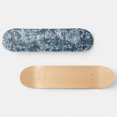 Navy Blue Digital Camouflage Decor Skateboard (Horizontaal)