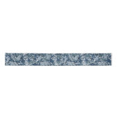 Navy Blue Digital Pixels Camouflage Decor Lint (Voorkant)
