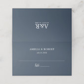 Navy Blue Elegant modern (Buitenkant ongevouwen)