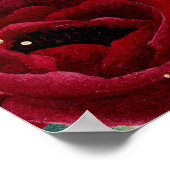 Navy Blue en Burgundy Floral Wedding Welcome Poster (Hoek)