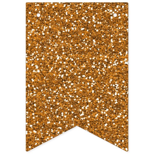 Navy Blue en Faux Gold Glitter Gelukkige Verjaarda Vlaggetjes (Eerste vlag)