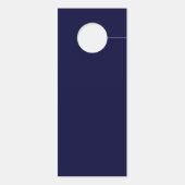 Navy Blue en Faux Roos Gold Floral Wedding (Achterkant)