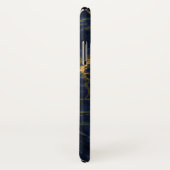 Navy Blue en Gold Marble Modern Stylish Case-Mate iPhone Case (Achterkant / rechts)