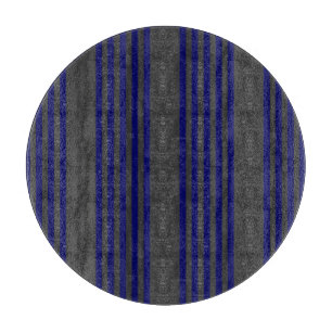 Navy blue en houtskool met vijf strepen snijplank