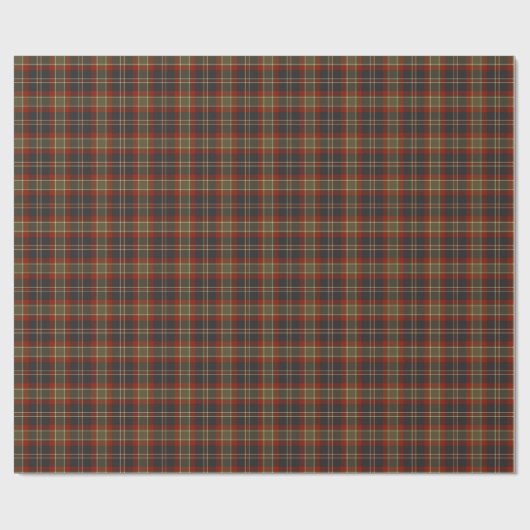 Navy Blue en Red Rustic Pset Pattern Cadeaupapier (Vlak)