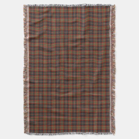 Navy Blue en Red Rustic Pset Pattern Deken (Voorkant Verticaal)