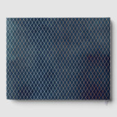 Navy Blue en Roos Gold Custom Guest Book Gastenboek (Achterkant)