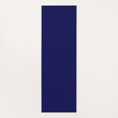 Navy Blue en Roos Gold Mandala Flower Custom Name Yogamat (Achterkant)