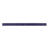 Navy Blue en Roos Gold Textured Polka Dot Pattern Lint (Voorkant)