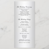 Navy Blue en Silver Lace Programma (Achterkant)