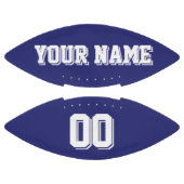 NAVY BLUE EN WHITE Custom Football (Panelen)
