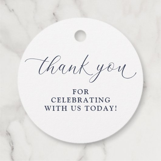 Navy Blue Floral Wildflower Wedding for Labels (Achterkant)