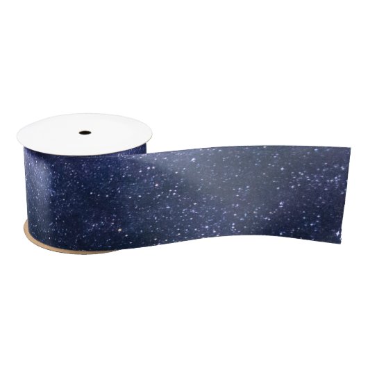 Navy Blue Galaxy Sterrennacht Stars Lint (Spoel)