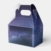 Navy Blue Galaxy Sterrennacht Stars Modern Bedankdoosjes (Achterkant)
