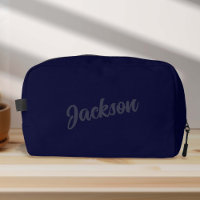 Navy BLue gepersonaliseerde naam Mannen