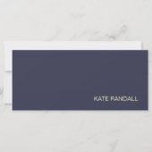 Navy Blue Gift Certificate (Voorkant)