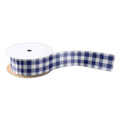 Navy Blue Gingham Checks Pattern Lint (Spoel)