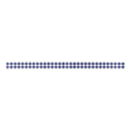 Navy Blue Gingham Checks Pattern Lint (Voorkant)