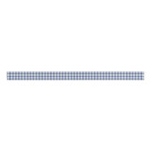 Navy Blue Gingham Grosgrain Ribbon Lint (Voorkant)