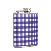 Navy blue gingham heupfles (Rechts)