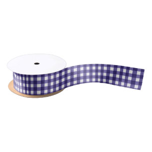 Navy blue gingham lint