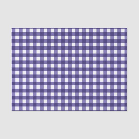 Navy blue gingham tissuepapier (Voorkant)