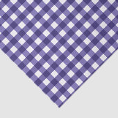 Navy blue gingham tissuepapier (Detail)