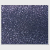 Navy blue glitter cadeaupapier (Vlak)