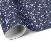 Navy blue glitter cadeaupapier (Rol Hoek)