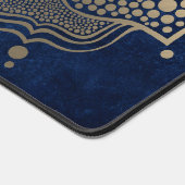 Navy Blue & Gold Mandala Luxe Reiki Yoga Studio (Coin)