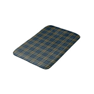 Navy Blue, Green en Red Scottish Tartan Badmat