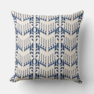 Navy Blue Hamilton Accent Pillow Kussen