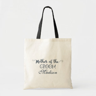 Navy Blue Hand Lettered Schattige Moeder van de br Tote Bag