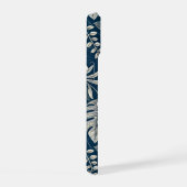 Navy Blue Hibiscus Monstera Tropical Botanical (Côté droit)