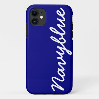 Navy Blue Hoesje iPhone 5 Hoesje