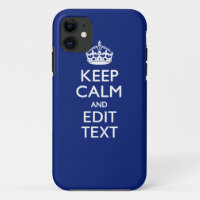 Navy Blue houdt kalm en heeft Jouw tekst